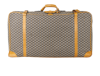 Goyard Black Goyardine Soft Suitcase, front view